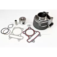 Hengerszett GY6 4T 125ccm 52.4mm 152QMI 4 ütemű kínai robogó – robogó motorblokk alkatrész, cikkszám: P00011