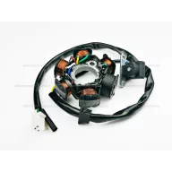 Gyújtás alaplap állórész ATV / QUAD 6 tekercses – quad / ATV elektromosság és gyújtás alkatrész, cikkszám: P00687