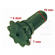   Lánckerék első 6 fogas (vékony láchoz) 10mm-es Pocket Bike