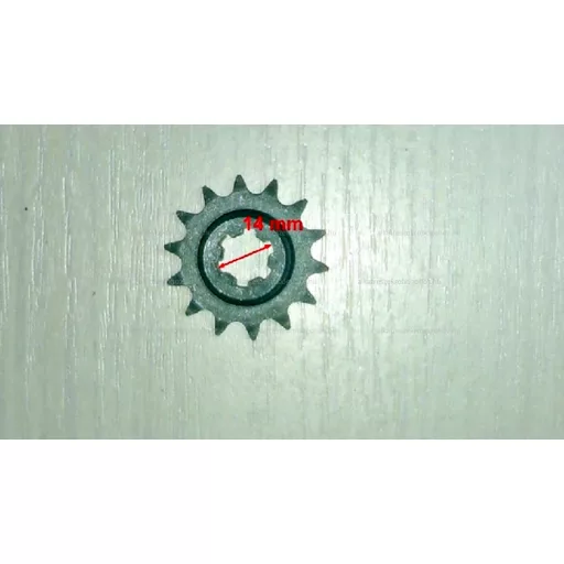 Lánckerék első 14 fogas (vastag lánchoz) Pocket Bike