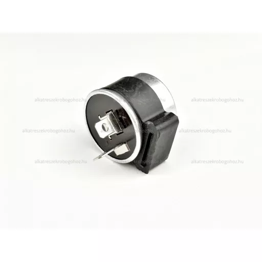 Indexrelé 2 vezetékes kerek 12V 2X10W+3.4W