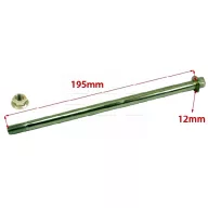 Tengely hátsó villába 190mm