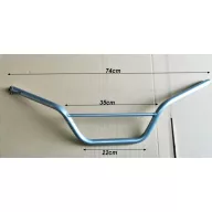 Kormány Dirt Bike 125ccm 22mm Króm