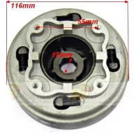 Kuplung 110-125ccm váltós (2 lamellás / 18 fogas) – dirt bike / pitbike meghajtás és kuplung alkatrész, cikkszám: P04179