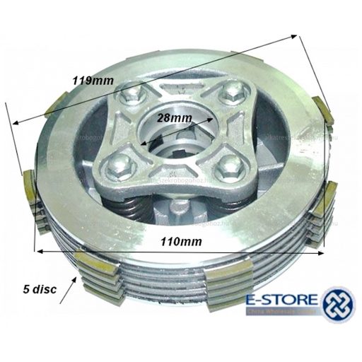 Kuplung CG125-150 (73 fogas)