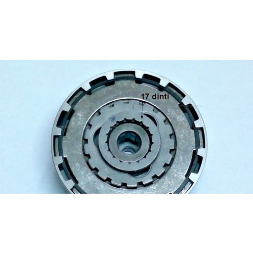 Kuplung 110-125ccm váltós 17 fogas