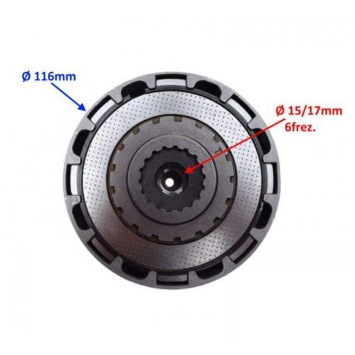 Kuplung 110-125ccm Dirt Bike - Pitbike váltós 18 fogas 154FMI