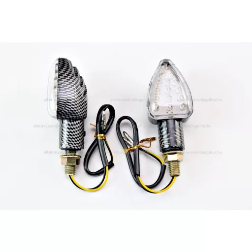 Index LED-es Karbon 15 Led-es – robogó elektromosság és világítás alkatrész, cikkszám: P6051