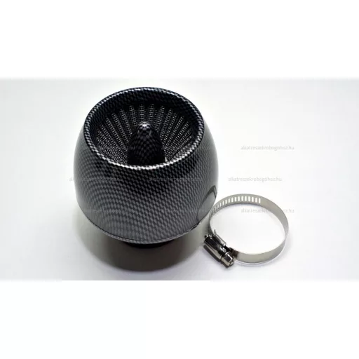 Levegőszűrő sport 39mm karbon TURBO egyenes – robogó üzemanyag és levegő alkatrész, cikkszám: P6107