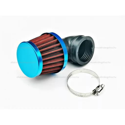 Levegőszűrő sport 28/35mm 90 fokos – robogó üzemanyag és levegő alkatrész, cikkszám: P8294