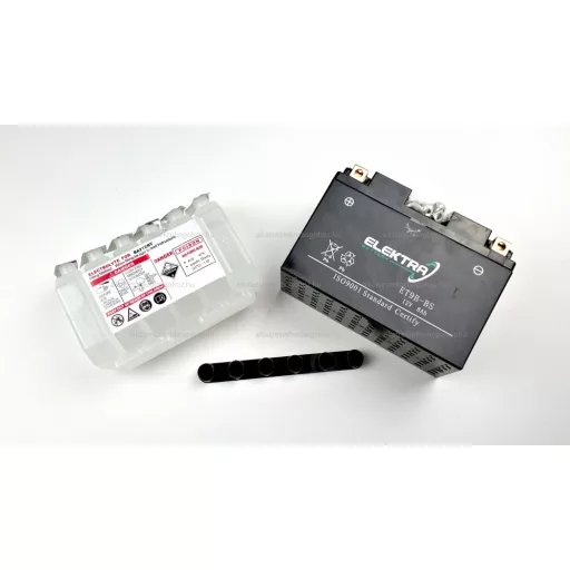 Akkumulátor 12V 8Ah ELEKTRA YT9B-BS RMS 0160 – robogó elektromosság és világítás alkatrész, cikkszám: P8840