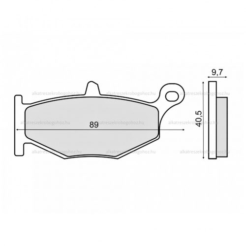 Fékbetét hátsó Suzuki Gsx-r 600cc RMS 3060