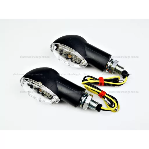 Index LED-es fekete ovál W STANDARD – robogó elektromosság és világítás alkatrész, cikkszám: P10139
