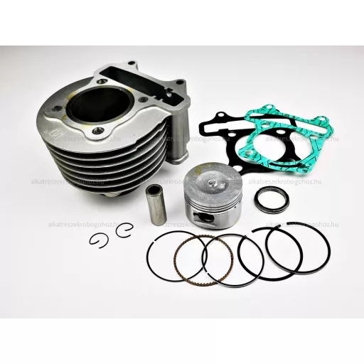 Hengerszett 4T 125ccm 52.5mm, 4 ütemű kínai robogóhoz W STANDARD – robogó motorblokk alkatrész, cikkszám: P10233
