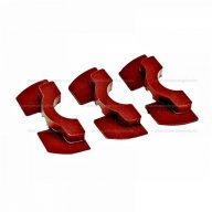   Rezgés csökkentő gumi tömítés kormányhoz piros XIAOMI 365 roller