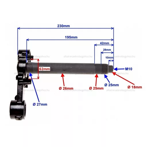 Villa T-szár Suzui GN125
