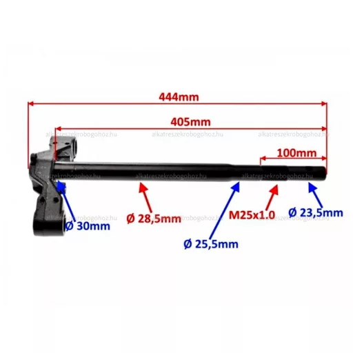 Villa T-szár 4t GY6 30mm