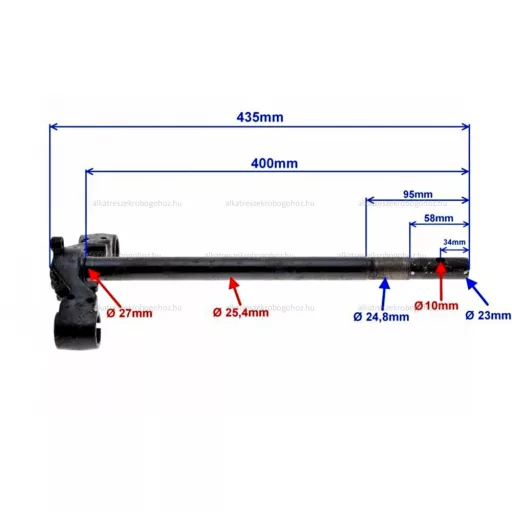 Villa T-szár 4t GY6 27mm