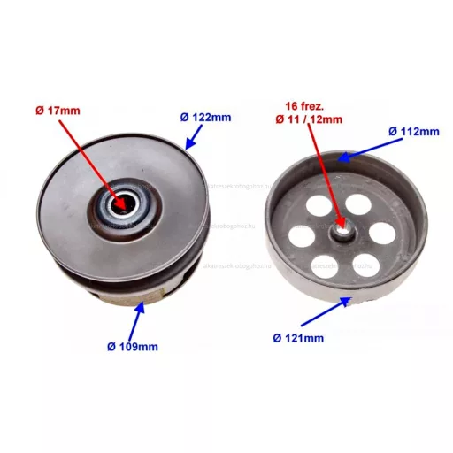 Kuplung szerkezet Yamaha Mio 50ccm