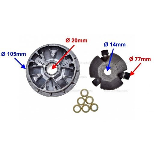 Variátor SYM Orbit 4T