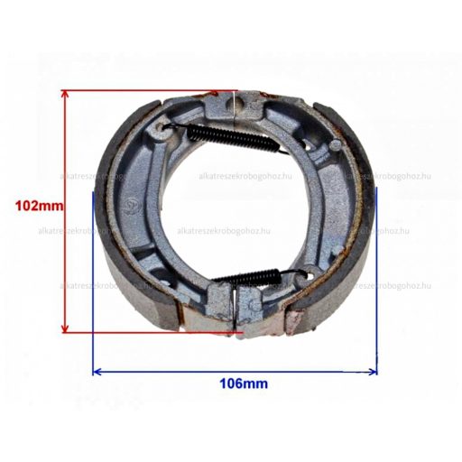 Fékpofa Romet Via City 110x25mm