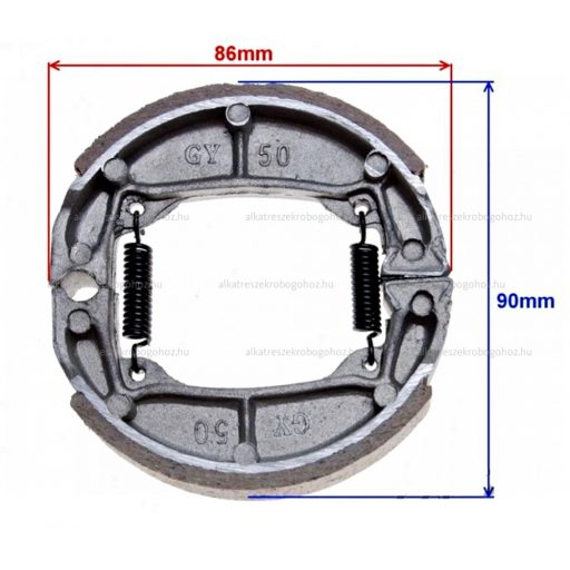 Fékpofa 95x19mm ROMET Zetka