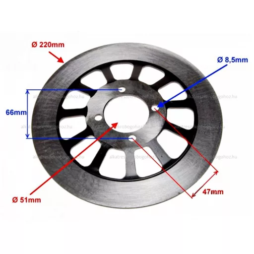 Féktárcsa Suzuki GN125