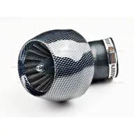 Levegőszűrő sport karbon TURBO 35mm / 42mm 45 fokos – robogó üzemanyag és levegő alkatrész, cikkszám: P11886