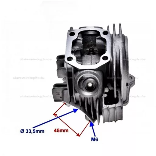 Hengerfej Dirt Bike / ATV 125ccm tip II. – quad / ATV motorikus alkatrész, cikkszám: P11949