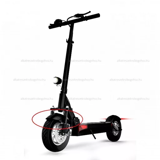 Sárvédő első KUGOO M4 - elektromos rollerhez – elektromos roller kormány, váz és idom alkatrész, cikkszám: P12063