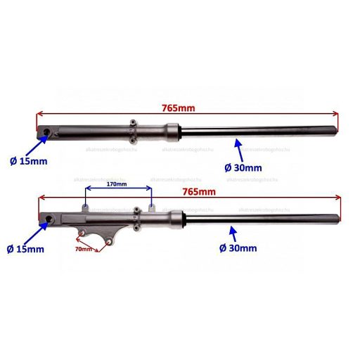 Teleszkóp szett YBR 125