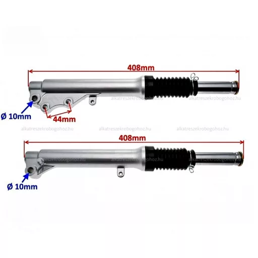Teleszkóp szett első 26mm Keeway Hurricane