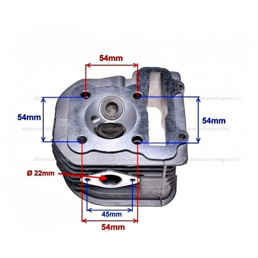 Hengerfej Honda WH 125 52.4mm