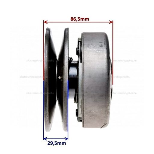 Kuplung szerkezet BWS 125ccm