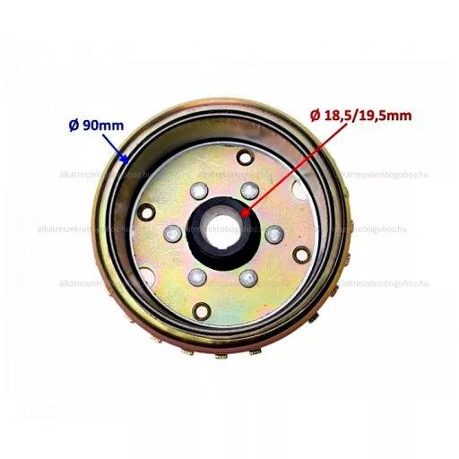 Gyújtás alaplap forgórész 4T GY6 125ccm 152QMI-E4