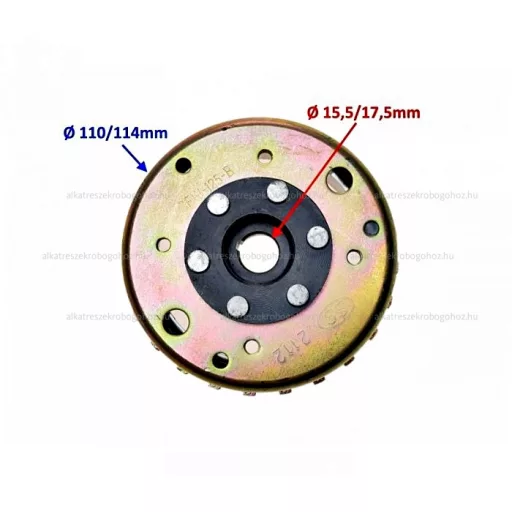 Gyújtás alaplap forgórész 4T GY6 125ccm 152QMI-E4