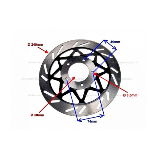 Féktárcs első Shineray XY150-17
