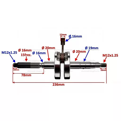 Főtengely Kymco Hurricane