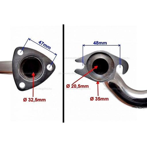 Kipufogó könyök CPI Oliver 50ccm tip II.