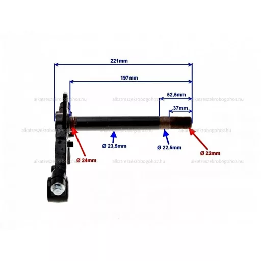 Villa T-szár Kinroad Chopper