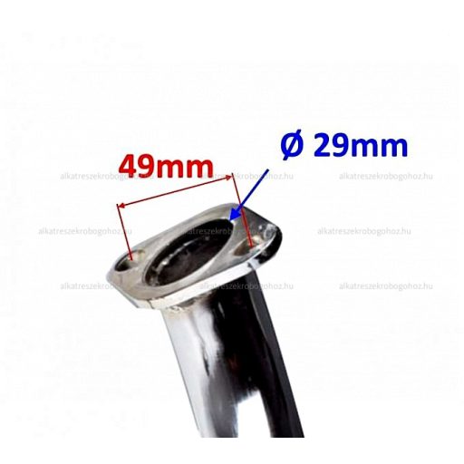 Kipufogó 4T Delfin - katalizátor nélküli