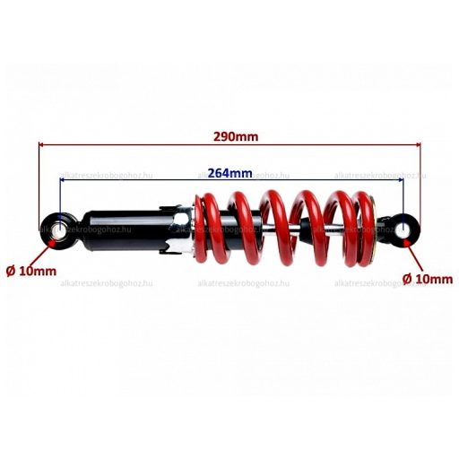 Teleszkóp hátsó 265mm - Dirt Bike