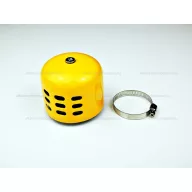 Levegőszűrő Sport 38mm fém házas SÁRGA – robogó üzemanyag és levegő alkatrész, cikkszám: P12778