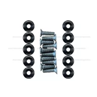 Csavar + alátét szett fekete elektromos rollerhez – elektromos roller kormány, váz és idom alkatrész, cikkszám: P12880