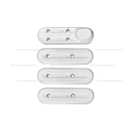 Kerék csavar burkolat szett fehér Xiaomi M365 / M365 PRO – elektromos roller kormány, váz és idom alkatrész, cikkszám: P12895