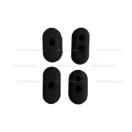 Kábelvédő kupak fekete Xiaomi M365 elektromos rollerhez – elektromos roller kormány, váz és idom alkatrész, cikkszám: P12898