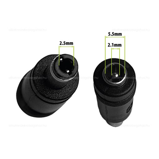 Töltő átalakító DC 5.5 2.1-ről DC 5.5 2.5-re