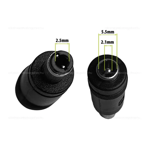 Töltő átalakító DC 5.5 2.1-ről DC 5.5 2.5-re – elektromos roller akkumulátor és töltés, cikkszám: P12970