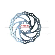 Féktárcsa 140mm 6 lyukas - elektromos rollerhez – elektromos roller fékrendszer alkatrész, cikkszám: P13020
