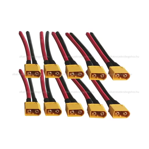 Csatlakozó XT60 10cm – elektromos roller akkumulátor és töltés, cikkszám: P13085